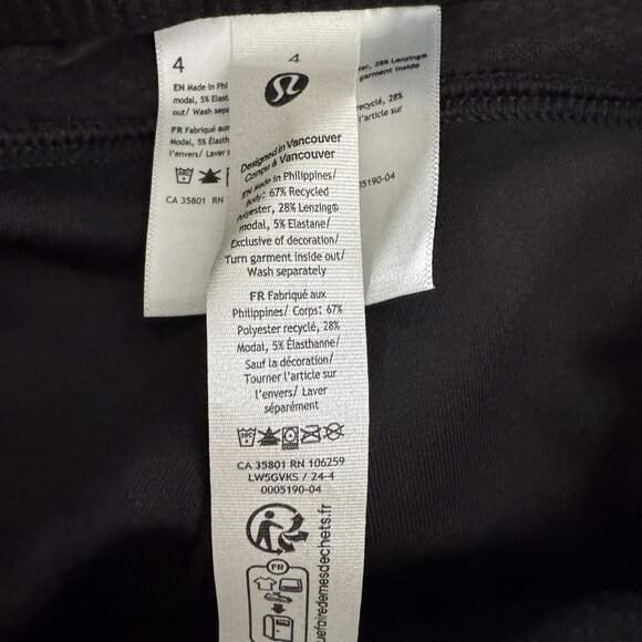 Lululemon Ribbed Softstreme Flared Pant Size 4 Charcoal Gray Pull On PT-2574 - Picture 8 of 12